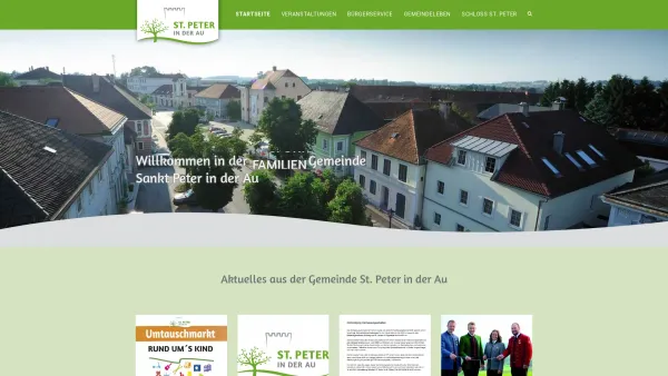 Website Screenshot: Carl Zeller St.Peter der Au bei uns findet 2007 die NÖ Landeausstellung statt! - Startseite | St. Peter/Au - Date: 2023-06-26 10:22:30