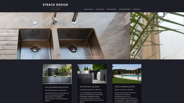 Website Screenshot: bei Strack Design - Exklusive Natursteine und Feinsteinzeug | STRACK DESIGN - Date: 2023-06-26 10:22:30