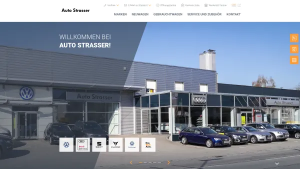 Website Screenshot: Autohaus Strasser - Auto Strasser GmbH & Co - Date: 2023-06-26 10:22:33