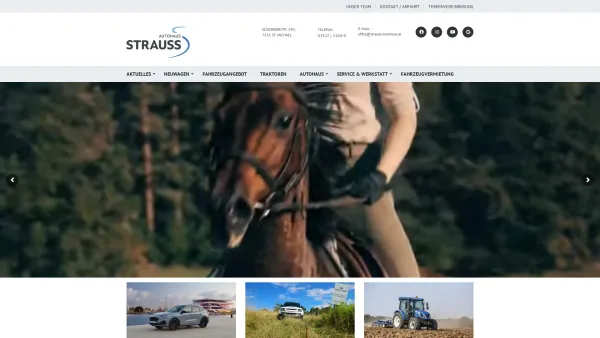Website Screenshot: .Autohaus-Strauss - Home - Autohaus Strauss - Date: 2023-06-14 10:45:31