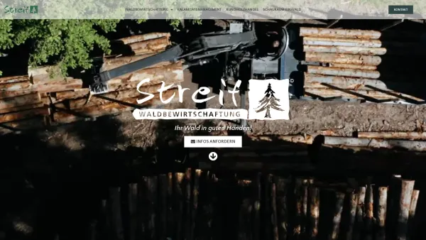 Website Screenshot: Streif Forstunternehmung - Streif Waldbewirtschaftung | Ihr Wald in guten Händen! - Date: 2023-06-26 10:22:33