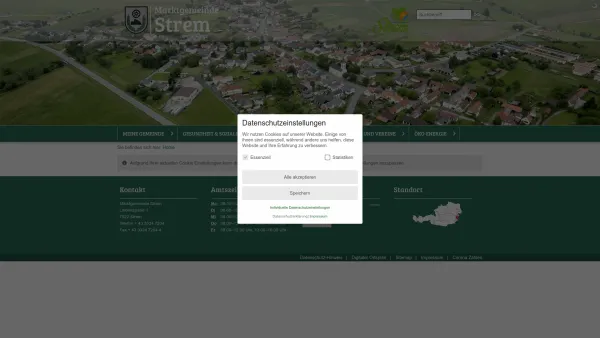 Website Screenshot: Örtlicher Tourismusverband Strem - Marktgemeinde Strem - Home - Date: 2023-06-26 10:22:33