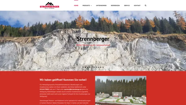 Website Screenshot: Annemarie Strennberger Marmor und Kalkwerk Herzlich - Strennberger Marmor & Kalkwerk | Umweltbewusst - Date: 2023-06-26 10:22:33