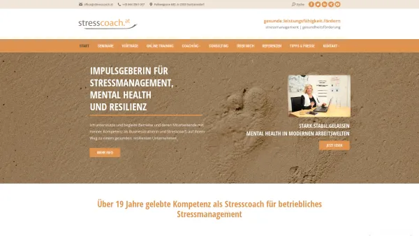 Website Screenshot: stresscoach.at stressmanagement I gesundheitsförderung - stresscoaching I stressmanagement by Zadrobilek - stresscoach.at - Date: 2023-06-26 10:22:33