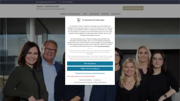 Website Screenshot: Kanzlei Dr. Strobach Dr. Schmidauer - Anwalt Grieskirchen – Schmidauer-Steindl-Rechtsanwälte GmbH - Date: 2023-06-15 16:02:34