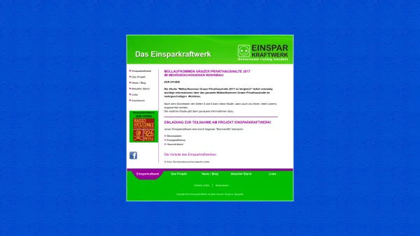 Website Screenshot: Energiesparprodukte und Beratung - DAS EINSPARKRAFTWERK - Date: 2023-06-26 10:22:36