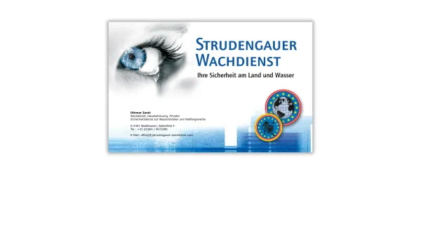 Website Screenshot: Strudengauer Wachdienst Othmar Zankl - Strudengauer Wachdienst - Date: 2023-06-26 10:22:36