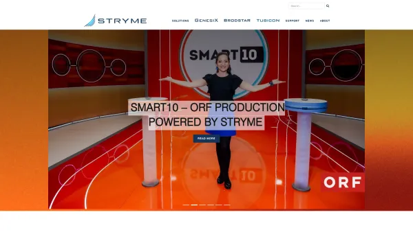 Website Screenshot: STRYME GmbH - STRYME - Your Broadcast WOW - Date: 2023-06-26 10:22:36