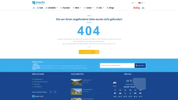 Website Screenshot: Danler Urlaub Stubaital Vermieter - Urlaub im Stubaital | Stubaital Tirol - Date: 2023-06-26 10:22:36