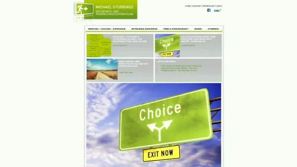 Website Screenshot: Michael Stubbings Gesundheits-und Persönlichkeitsentwicklung - Michael Stubbings - Date: 2023-06-26 10:22:36