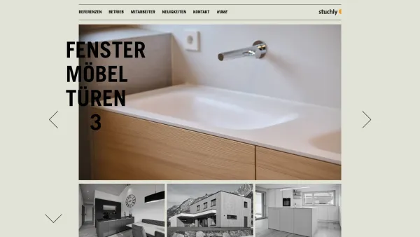 Website Screenshot: Stuchly - Stuchly / Fenster, Türen Möbel / Thüringen, Feldkirch | Home - Date: 2023-06-26 10:22:38
