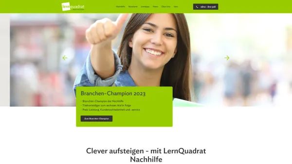 Website Screenshot: Studienkreis Partnersysteme GmbH - Nachhilfe im LernQuadrat - Date: 2023-06-26 10:22:38