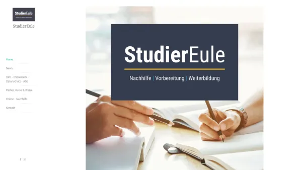 Website Screenshot: StudierEule Nachhilfe in Wiener Neustadt - StudierEule - Date: 2023-06-26 10:22:38