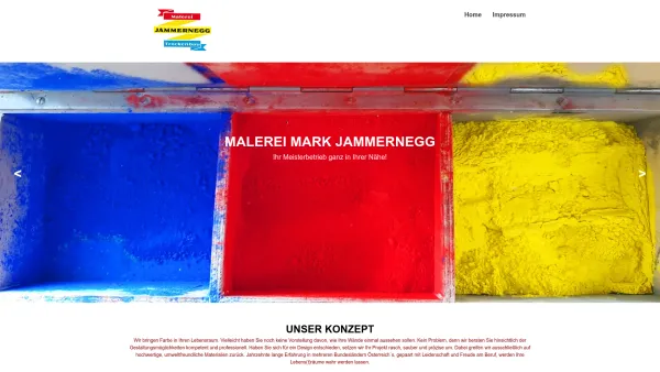 Website Screenshot: Maler Stukkateur Jammernegg - Malerei Jammernegg - Date: 2023-06-26 10:22:39