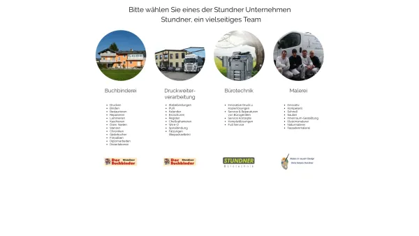 Website Screenshot: Buchbinderei Stundner GmbH - Home - Date: 2023-06-26 10:22:39