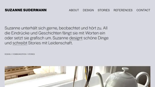 Website Screenshot: SUDERMANN DESIGN//COMMUNICATION - Suzanne Sudermann - Date: 2023-06-26 10:22:41