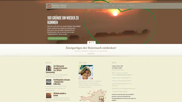 Website Screenshot: Gudrun Haas Austria Guide & Reisebüro Incoming - Gudrun Haas | Austria Guide - Date: 2023-06-26 10:22:41