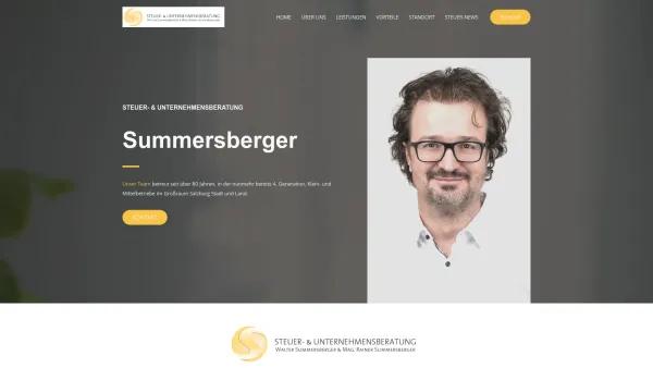 Website Screenshot: Steuerbüro Walter Summersberger - Steuerberatung & Unternehmensberatung Summersberger Salzburg - Date: 2023-06-26 10:22:42