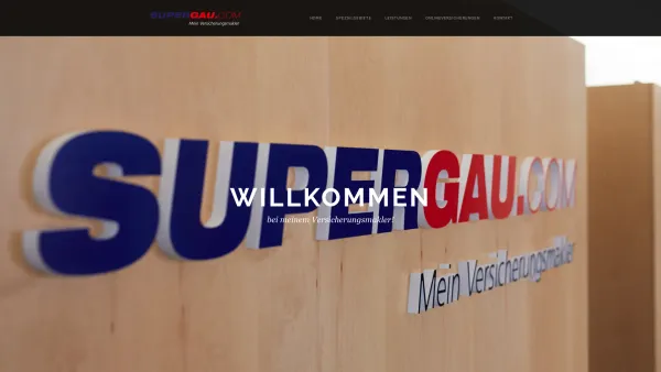Website Screenshot: Supergau Int. Versicherungsmakler website by cd mediateam - SUPERGAU | Mein Versicherungsmakler - Date: 2023-06-14 10:45:34