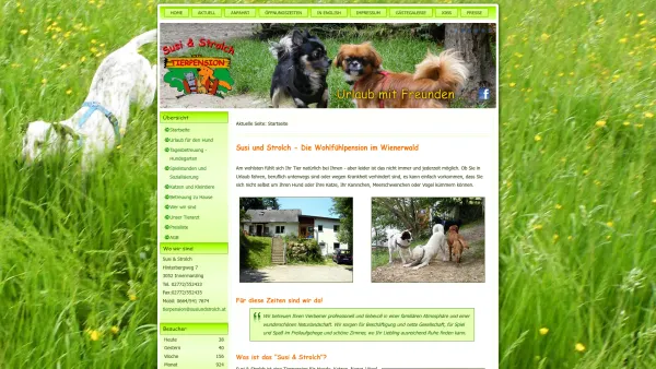 Website Screenshot: Susi und Strolch - Hundegarten Tierpension Tierarzt -- - Startseite - Tierpension Susi und Strolch - Urlaub mit Freunden - Date: 2023-06-26 10:22:44