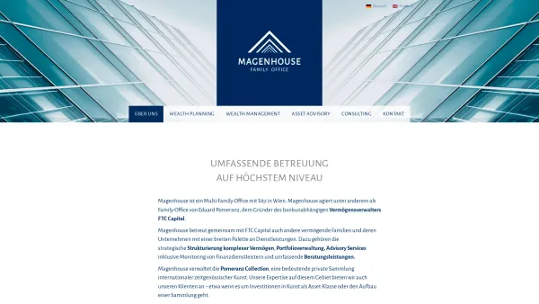 Website Screenshot: Suxess Verlags und Werbeges.m.b.H. - MAGENHOUSE – Family Office - Date: 2023-06-15 16:02:34