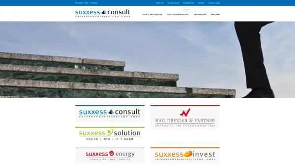 Website Screenshot: suxxess consult Unternehmensberatung GmbH - suxxess consult - Date: 2023-06-14 10:47:30