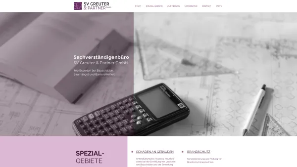 Website Screenshot: Sachverständigen Gutachter GmbH Vöcklabruck - Bausachverständiger | SV Greuter & Partner GmbH - Date: 2023-06-15 16:02:34