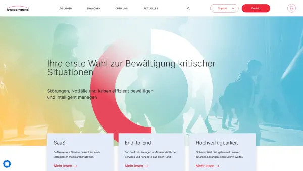 Website Screenshot: Swissphone Austria Ihr Partner für professionelle Alarmierung - Swissphone AT: Notfall-Kommunikation & Alarmierung - Date: 2023-06-26 10:22:47