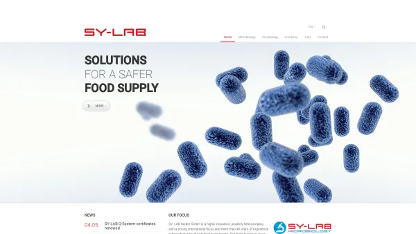 Website Screenshot: SY-LAB Geräte GmbH. - SY-LAB - Home - Date: 2023-06-14 10:45:34