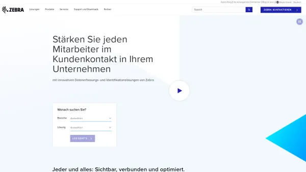 Website Screenshot: Symbol Österreich - Zebra Technologies | Sichtbar. Vernetzt. Optimiert. - Date: 2023-06-26 10:22:47