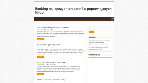 Website Screenshot: at SynchroFilm.com - Ranking najlepszych preparatów poprawiających libido - Date: 2023-06-26 10:22:47