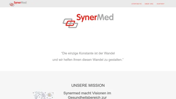 Website Screenshot: SynerMed GmbH - Synermed Management GmbH – Beratung im Gesundheitsbereich - Date: 2023-06-15 16:02:34
