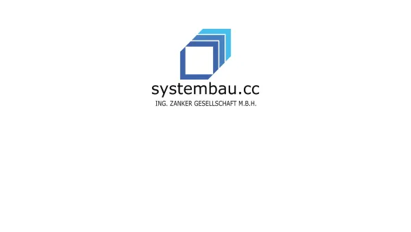 Website Screenshot: Ing. Zanker Gesellschaft m.b.H. - Systembau - Date: 2023-06-14 10:36:53
