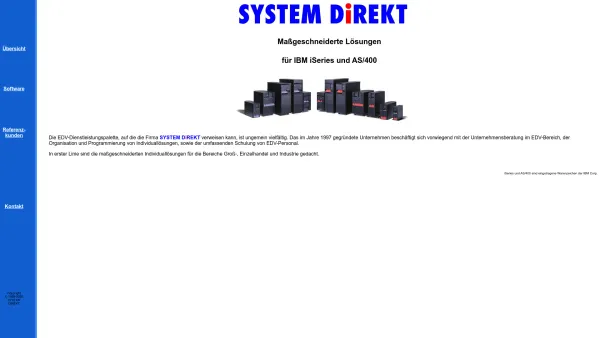 Website Screenshot: SYSTEM DiREKT - SYSTEM DiREKT Home Page - Date: 2023-06-14 10:45:36
