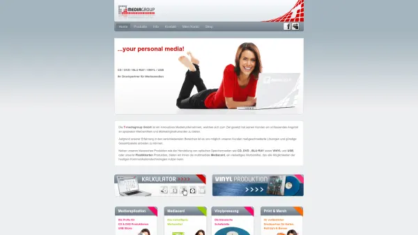 Website Screenshot: TEKAEF mediagroup GmbH - T-mediagroup GmbH Linz - Date: 2023-06-26 10:22:50