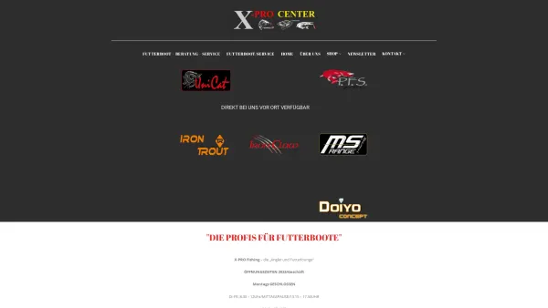 Website Screenshot: X-PRO Handels OG - X-PRO FISHING - Date: 2023-06-26 10:22:50