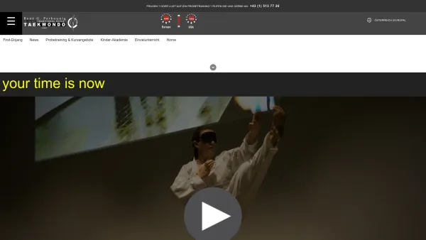Website Screenshot: Taekwon-Do Wien-City Center Int., TSTC - Taekwondo Wien | TS Taekwondo Global - Date: 2023-06-14 10:45:36