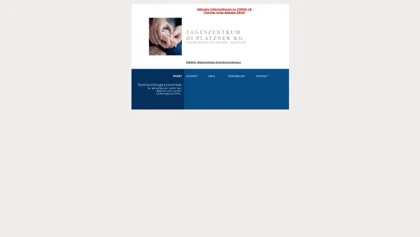 Website Screenshot: Tageszentrum DI Platzner KG & Tageszentrum für Senioren - Date: 2023-06-26 10:22:50