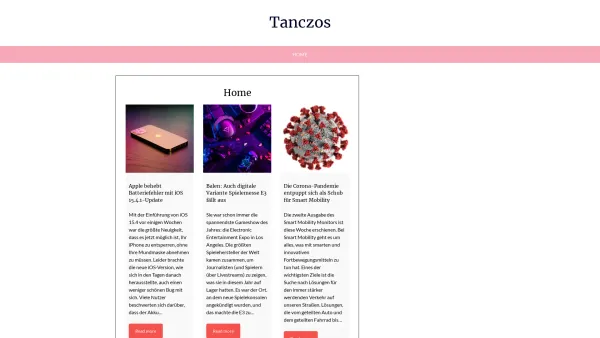 Website Screenshot: Tanczos KEG Druck und Werbeagentur - Tanczos - Date: 2023-06-26 10:22:50