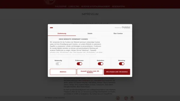 Website Screenshot: Tandem GmbH - Impressum - Tandem GmbH - Date: 2023-06-15 16:02:34