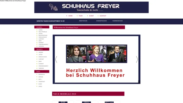 Website Screenshot: SCHUHHAUS FREYER - index - Date: 2023-06-14 10:37:49