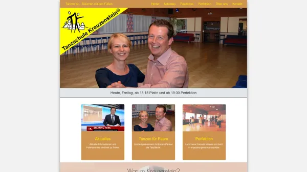 Website Screenshot: Tanzschule Kreuzenstein - Tanzschule Kreuzenstein - Date: 2023-06-26 10:22:50