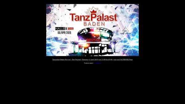 Website Screenshot: Tanzpalast BABY\\'O STEYR - TANZPALAST BADEN REVIVAL - Date: 2023-06-14 10:45:37