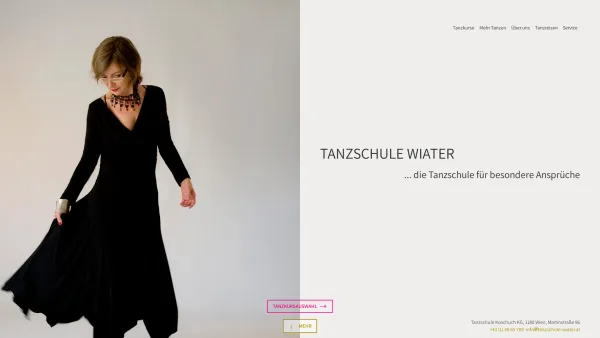 Website Screenshot: Tanzschulen Christa Wiater Karl Schuh - Tanzschule Wiater - Date: 2023-06-26 10:22:53