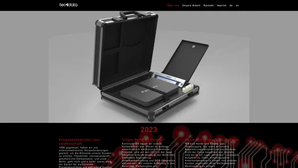 Website Screenshot: Werner TARADESIGN-start innovating - tec4data - Date: 2023-06-26 10:22:53