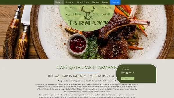 Website Screenshot: Michael Tarmann, Cafe Restaurant Diskothek Tarmann - Cafe Restaurant Tarmann ihr Gasthaus in Labientschach /Nötsch | Kärnten - Date: 2023-06-26 10:22:53