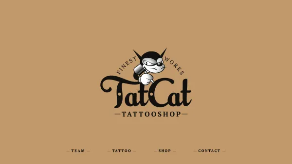 Website Screenshot: TatCat Tattooshop - TatCat - Tattoo-Shop in 1060 Wien - Date: 2023-06-26 10:26:46