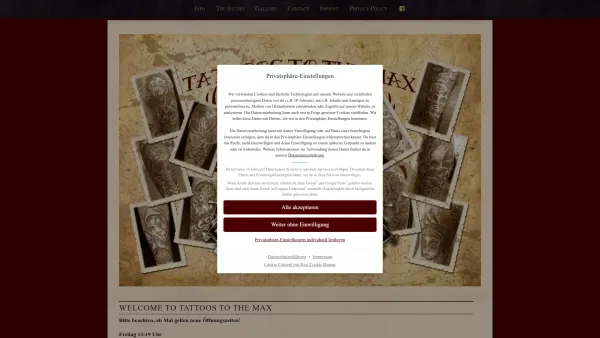 Website Screenshot: TATTOOS to the MAX - Date: 2023-06-14 10:45:37