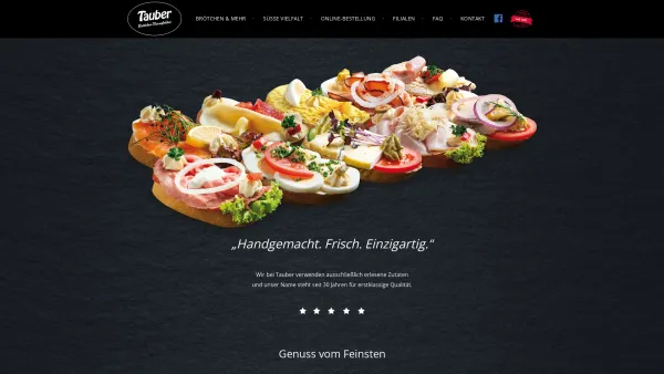 Website Screenshot: Tauber Brötchen Sie bestellen wir liefern belegte Brötchen und Sandwiches gratis Wien! - Brötchen online bestellen | Lieferservice | Tauber Brötchen Manufaktur - Date: 2023-06-15 16:02:34