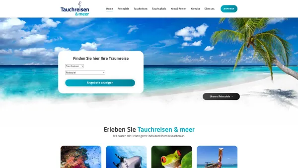 Website Screenshot: Tauchreisen & Meer GmbH & Co KG - Tauchreisen & Meer Erlebnis & Tauchsafaris - Date: 2023-06-26 10:22:53